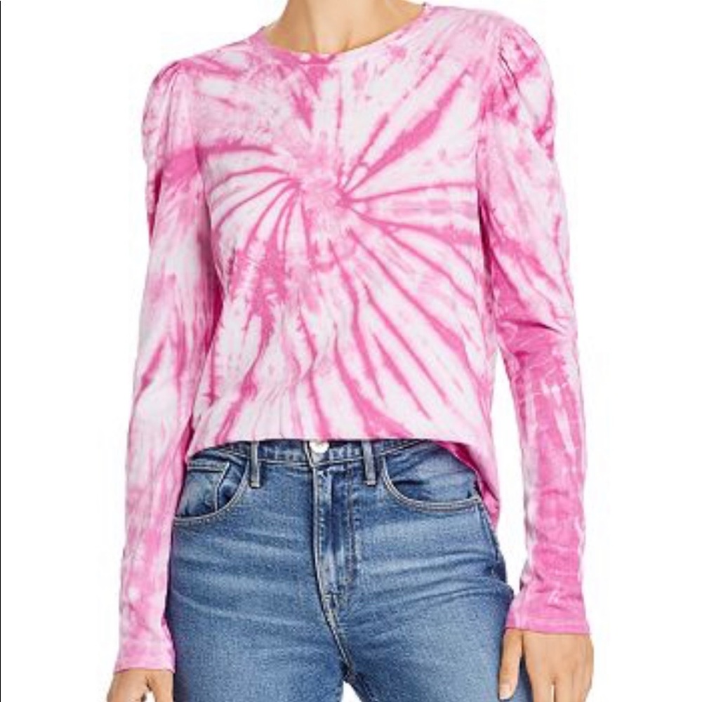 Tracy Puff-Sleeve Tie-Dye Tee Generation Love